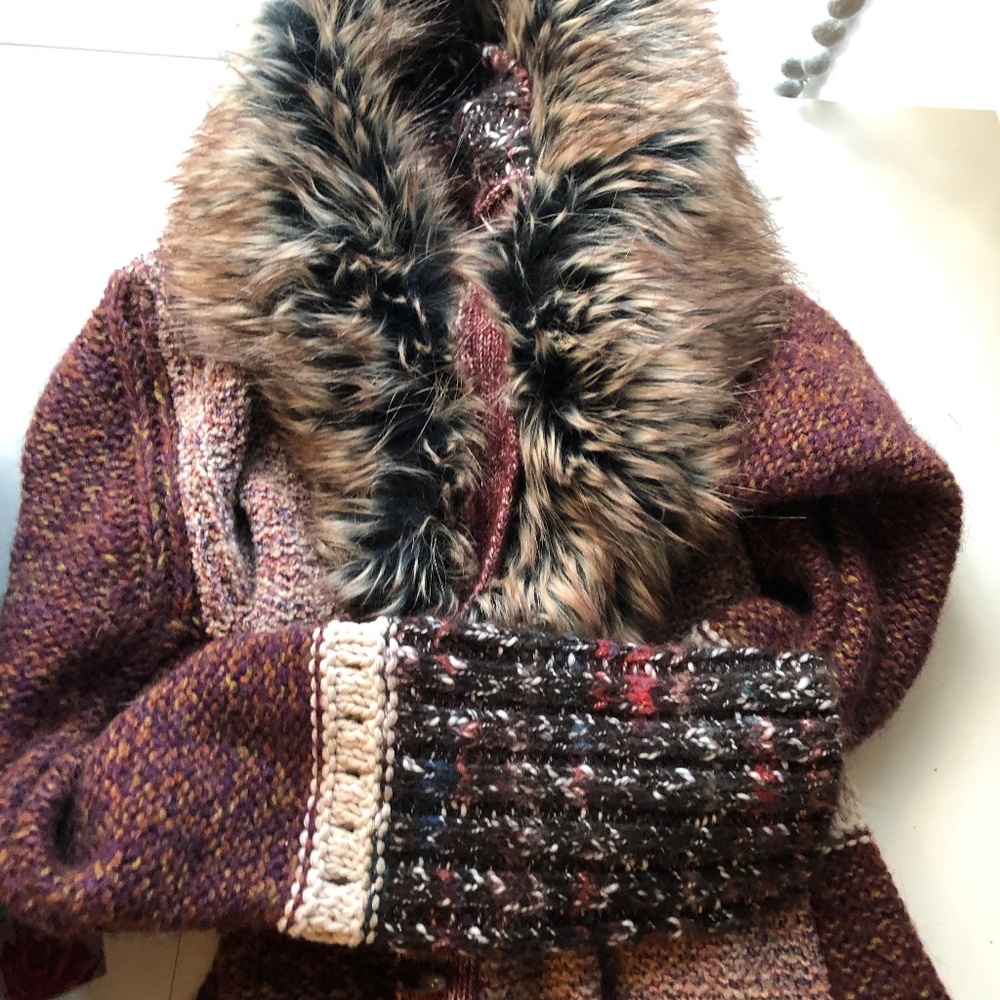 Anthropologie Angel of the North Sweater Coat